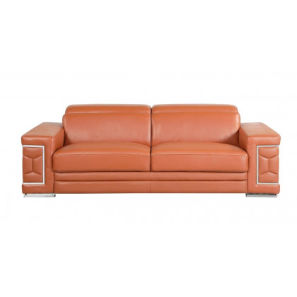 GUF 692 Sofa - Camel, Genuine Italian Leather