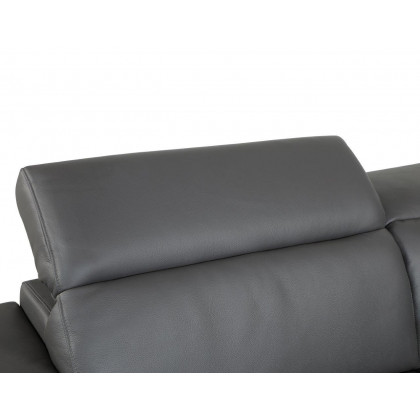 GUF 692 Sofa - Dark Gray, Genuine Italian Leather