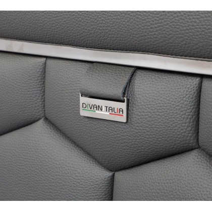 GUF 692 Sofa - Dark Gray, Genuine Italian Leather