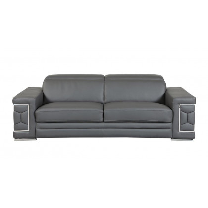 GUF 692 Sofa - Dark Gray, Genuine Italian Leather