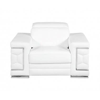 GUF 692 Sofa Set - White, Genuine Italian Leather