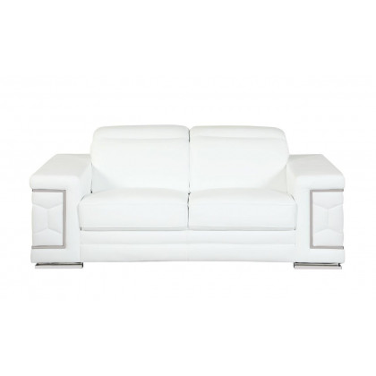 GUF 692 Sofa Set - White, Genuine Italian Leather