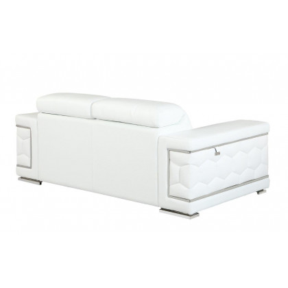 GUF 692 Sofa Set - White, Genuine Italian Leather