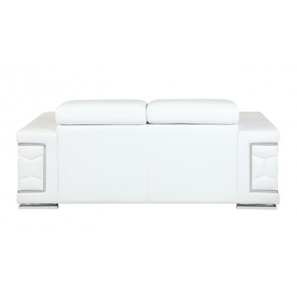 GUF 692 Sofa Set - White, Genuine Italian Leather