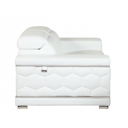 GUF 692 Sofa Set - White, Genuine Italian Leather