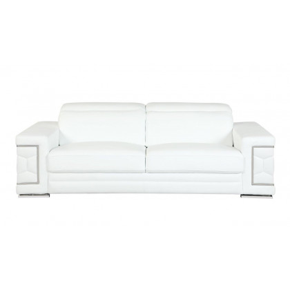 GUF 692 Sofa - White, Genuine Italian Leather