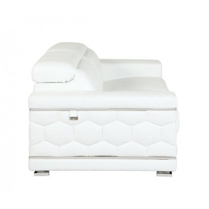 GUF 692 Sofa - White, Genuine Italian Leather