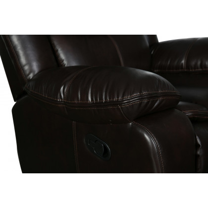 GUF 6967 Loveseat - Brown, Leather Air