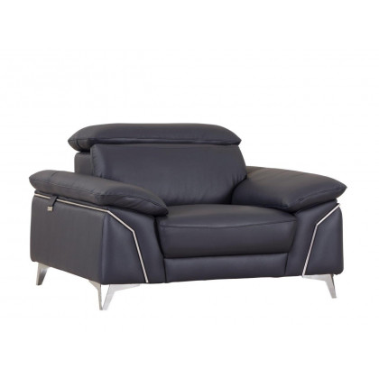 GUF 727 Sofa Set - Navy, Genuine Italian Leather