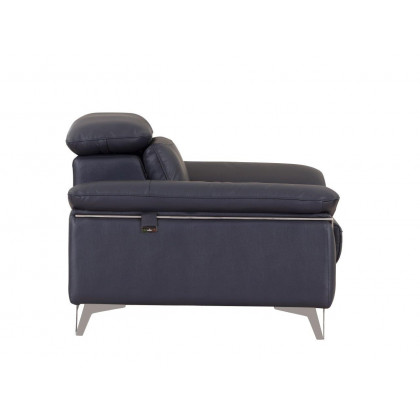 GUF 727 Sofa - Navy, Genuine Italian Leather