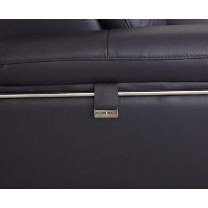 GUF 727 Sofa - Navy, Genuine Italian Leather