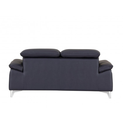 GUF 727 Sofa with Loveseat - Navy, Genuine Italian Leather