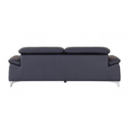 GUF 727 Sofa with Loveseat - Navy, Genuine Italian Leather