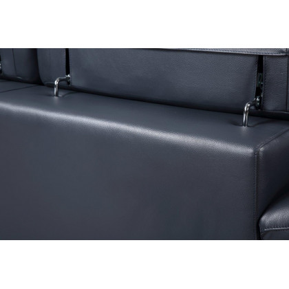 GUF 727 Sectional - Blue, Genuine Italian Leather