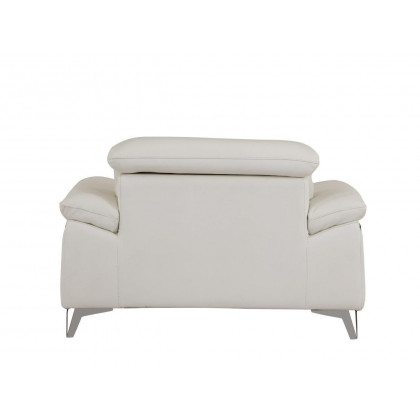 GUF 727 Sofa Set - White, Genuine Italian Leather