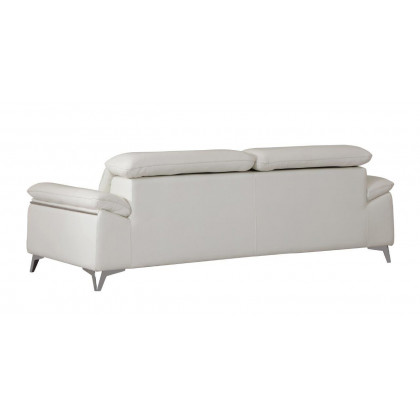 GUF 727 Sofa with Loveseat - White, Genuine Italian Leather