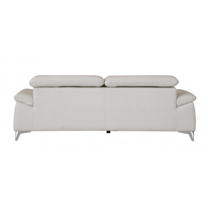 GUF 727 Sofa with Loveseat - White, Genuine Italian Leather