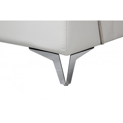 GUF 727 Sectional - White, Genuine Italian Leather