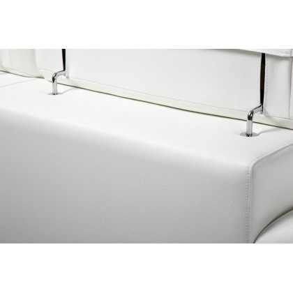 GUF 727 Sectional - White, Genuine Italian Leather