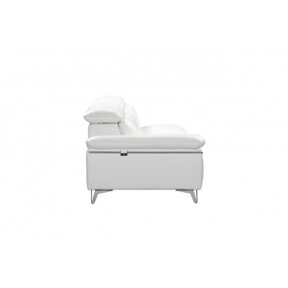 GUF 727 Sectional - White, Genuine Italian Leather