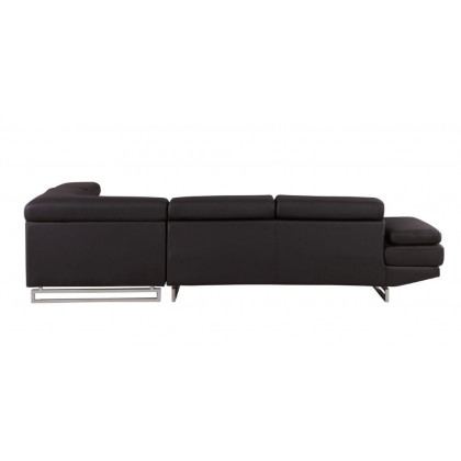GUF 8136 Right Facing Sectional - Brown, Leather