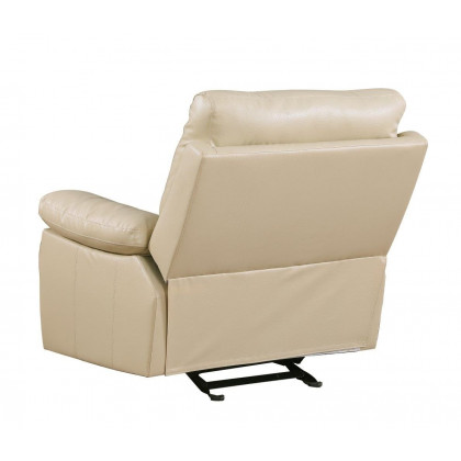 GUF 9345 Sofa Set with Console Loveseat - Beige, Leather Air/Match