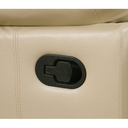GUF 9345 Loveseat - Beige, Leather Air/Match