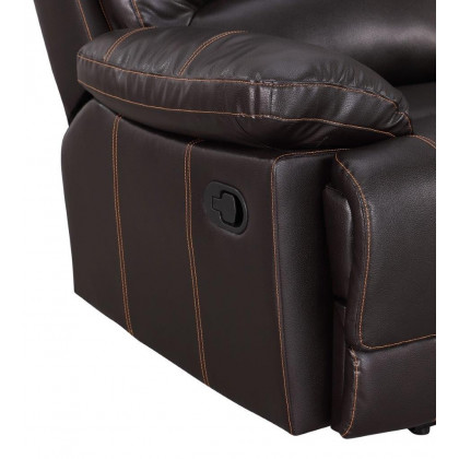 GUF 9345 Sofa Set - Brown, Leather Air/Match