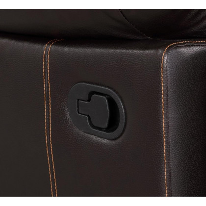 GUF 9345 Armchair - Brown, Leather Air/Match