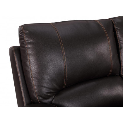 GUF 9345 Sofa Set - Brown, Leather Air/Match