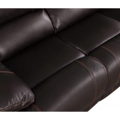 GUF 9345 Sofa Set - Brown, Leather Air/Match