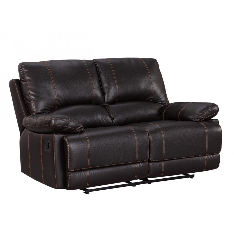 GUF 9345 Loveseat - Brown, Leather Air/Match