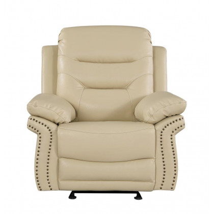 GUF 9392 Armchair - Beige, Leather Air/Match