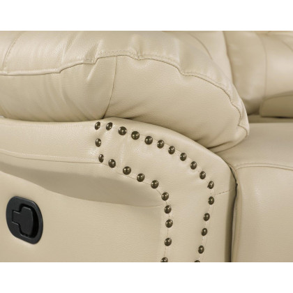 GUF 9392 Armchair - Beige, Leather Air/Match