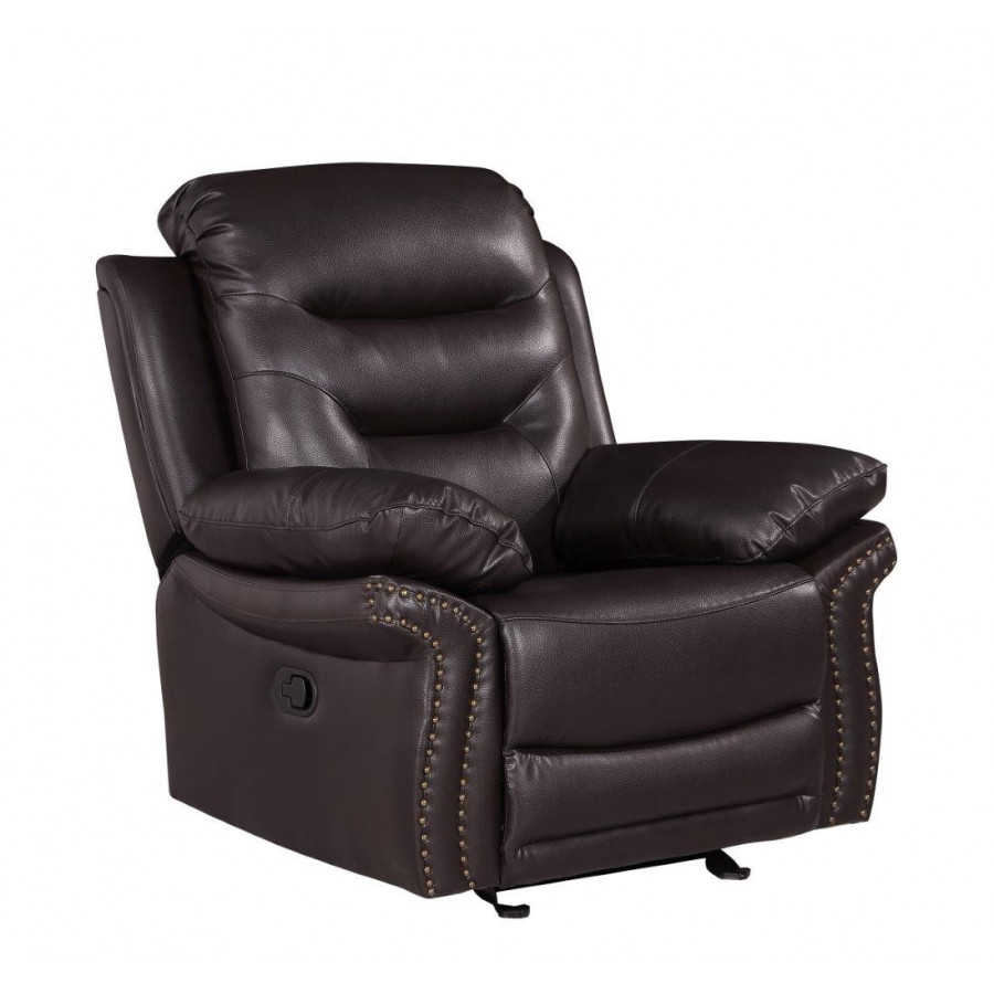 GUF 9392 Armchair - Brown, Leather Air/Match
