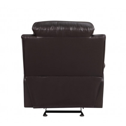 GUF 9392 Sofa Set with Console Loveseat - Brown, Leather Air/Match