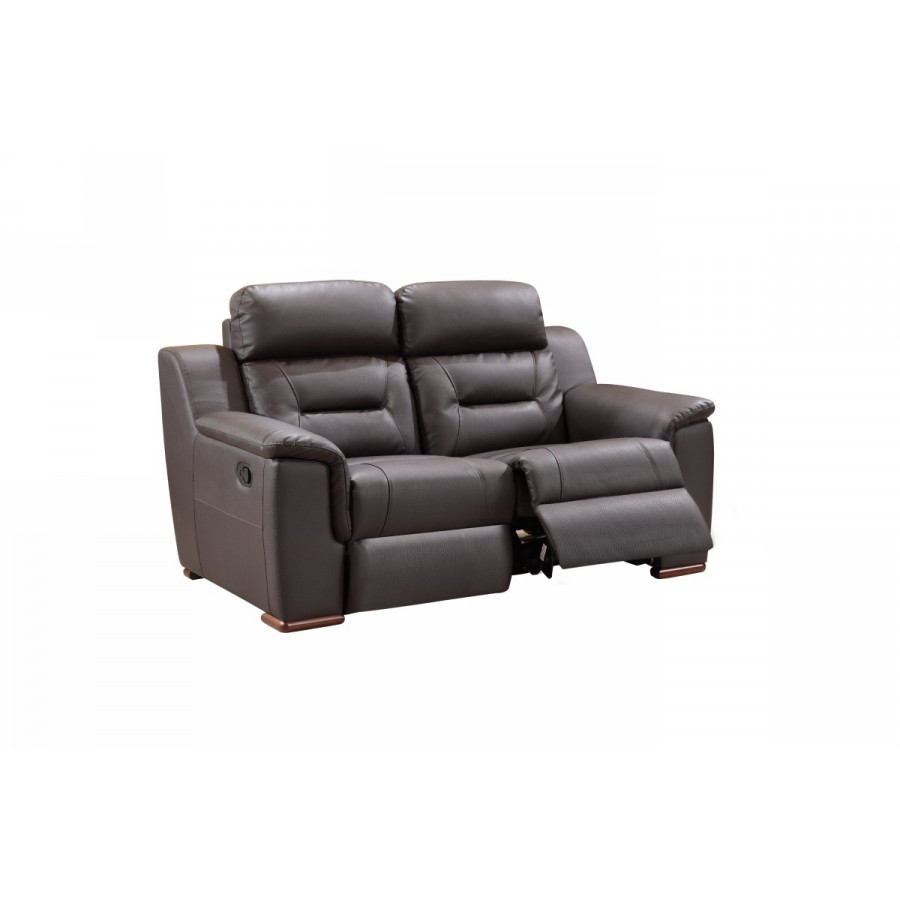 GUF 9408 Loveseat - Brown, Leather Gel/Match
