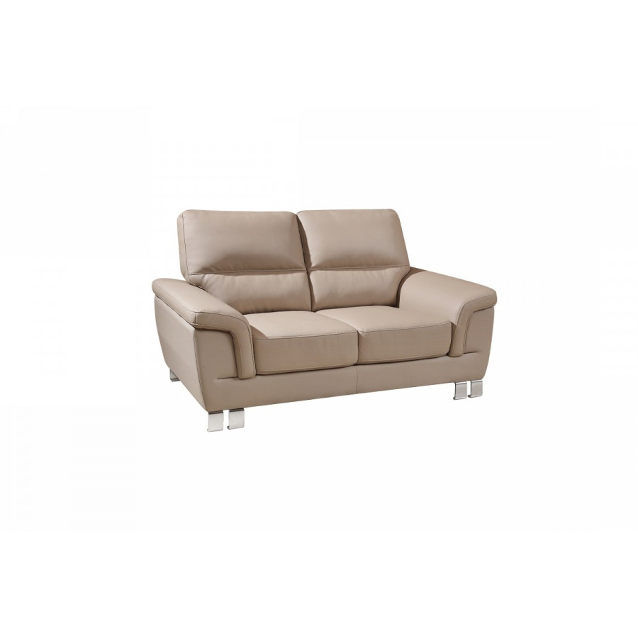 GUF - 9412 Loveseat in Beige, Leather Gel/Match