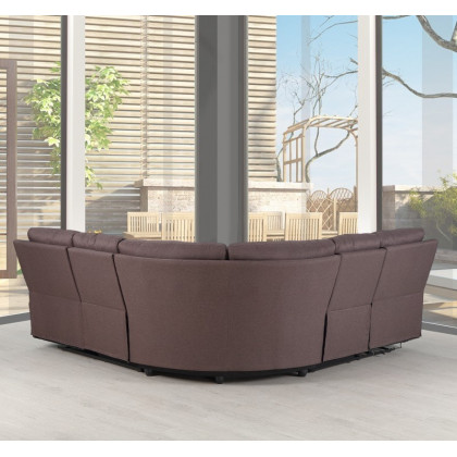 GUF 9241 Sectional - Brown, Chanille