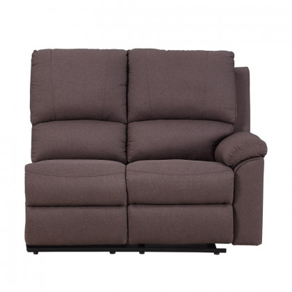 GUF 9241 Sectional with Power Recliners - Brown, Chanille