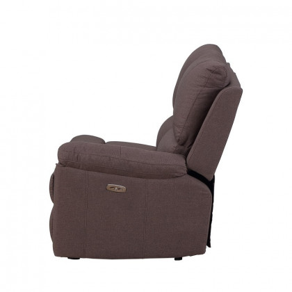 GUF 9241 Sectional with Power Recliners - Brown, Chanille