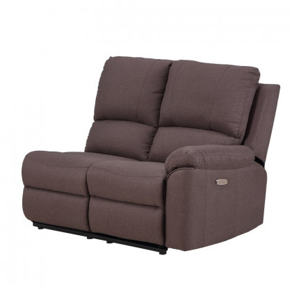 GUF 9241 Sectional with Power Recliners - Brown, Chanille