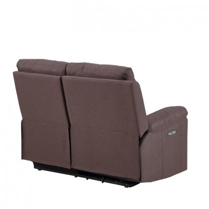 GUF 9241 Sectional with Power Recliners - Brown, Chanille