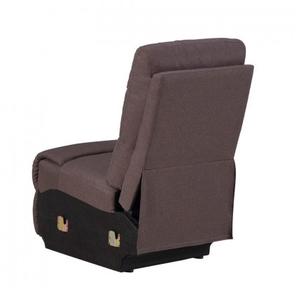 GUF 9241 Sectional with Power Recliners - Brown, Chanille