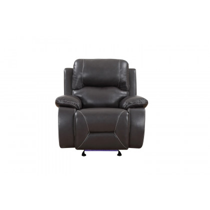 GUF - 9422 Sofa Set in Gray, Leather Air/Match