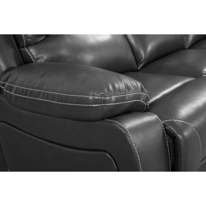 GUF - 9422 Sofa Set in Gray, Leather Air/Match