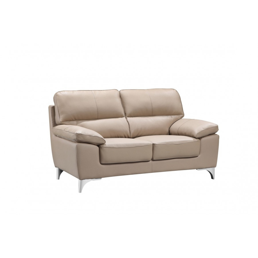 GUF - 9436 Loveseat in Beige, Leather Gel/Match