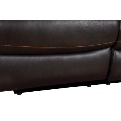 GUF 9442 Console Loveseat - Brown, Leather Air