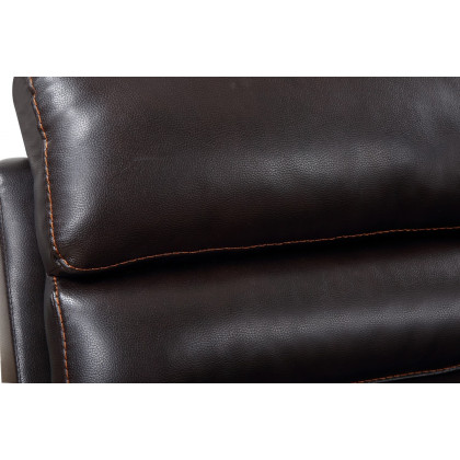GUF 9442 Console Loveseat - Brown, Leather Air