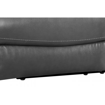 GUF 9442 Console Loveseat - Gray, Leather Air